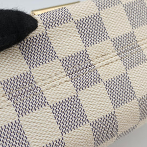 Pre-owned Louis Vuitton CROISETTE Azur Damier Canvas N41581 shoulderbag | stylenewstar