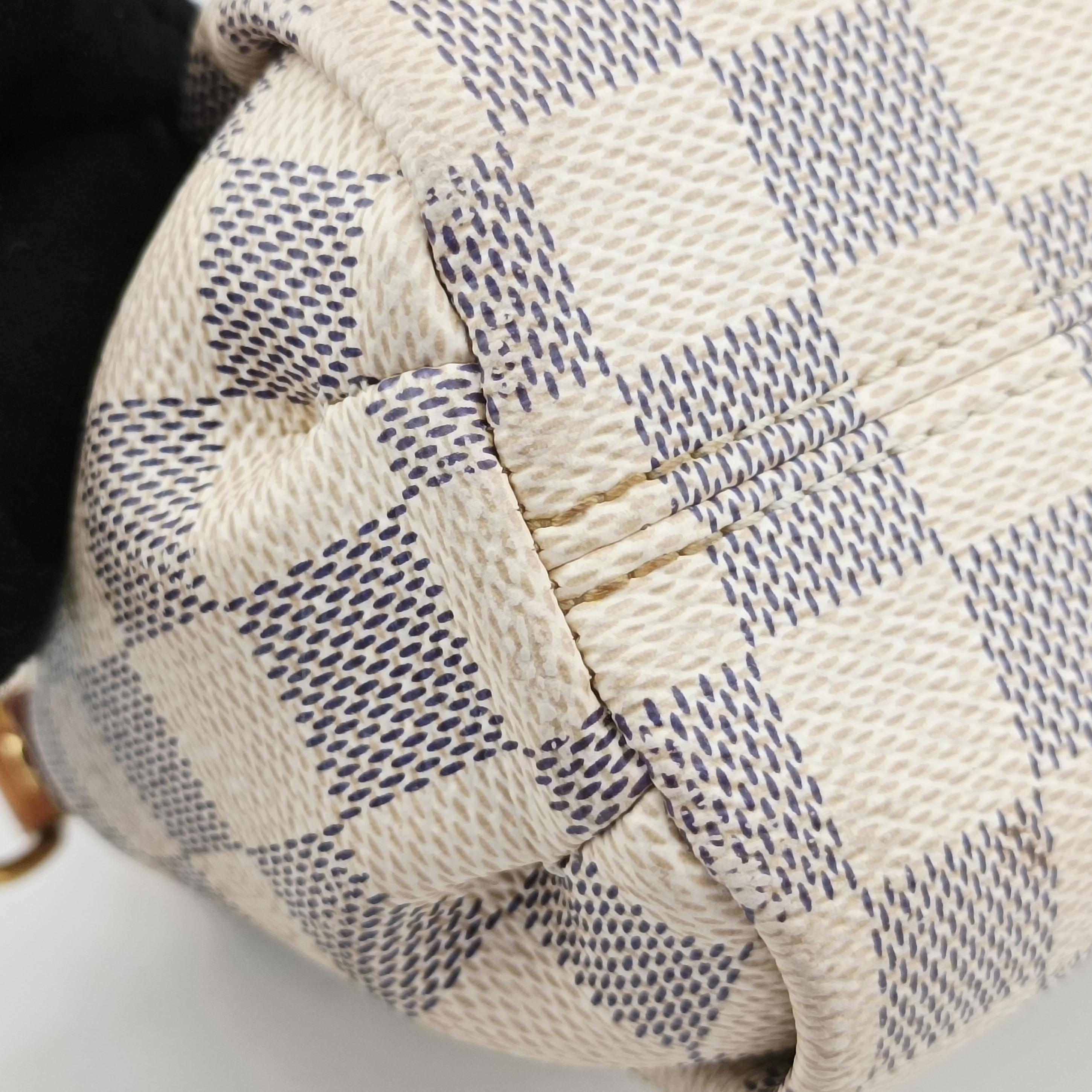 Pre-owned Louis Vuitton CROISETTE Azur Damier Canvas N41581 shoulderbag | stylenewstar