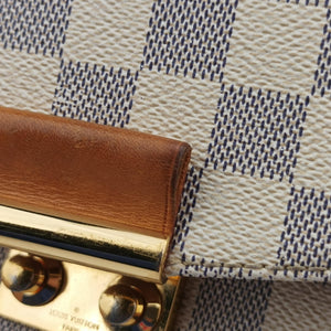 Pre-owned Louis Vuitton CROISETTE Azur Damier Canvas N41581 shoulderbag | stylenewstar