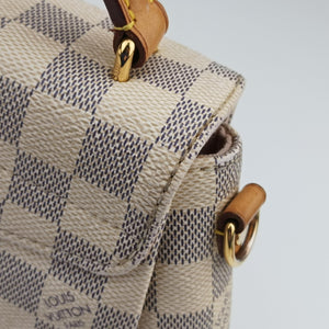 Pre-owned Louis Vuitton CROISETTE Azur Damier Canvas N41581 shoulderbag | stylenewstar