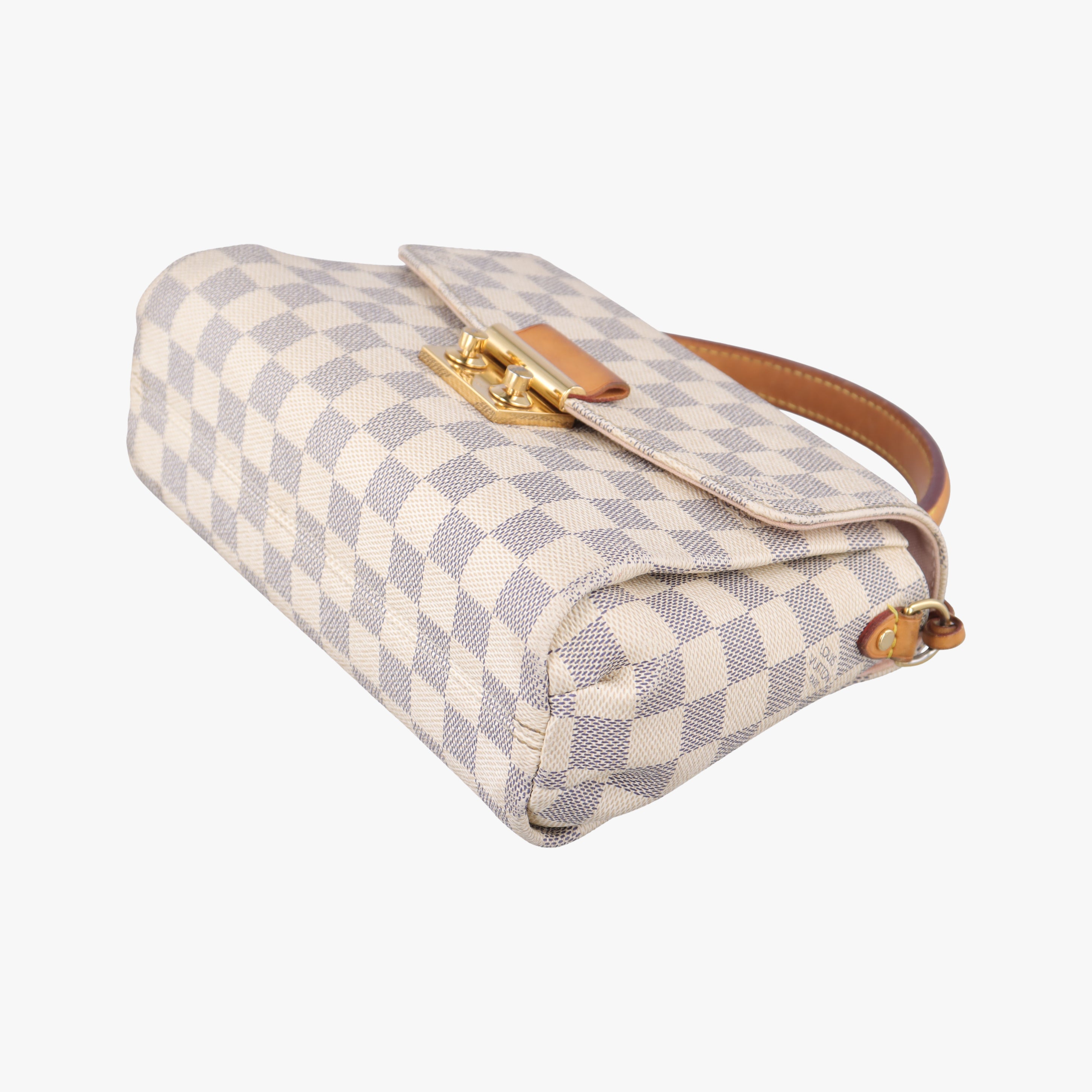 Pre-owned Louis Vuitton CROISETTE Azur Damier Canvas N41581 shoulderbag | stylenewstar