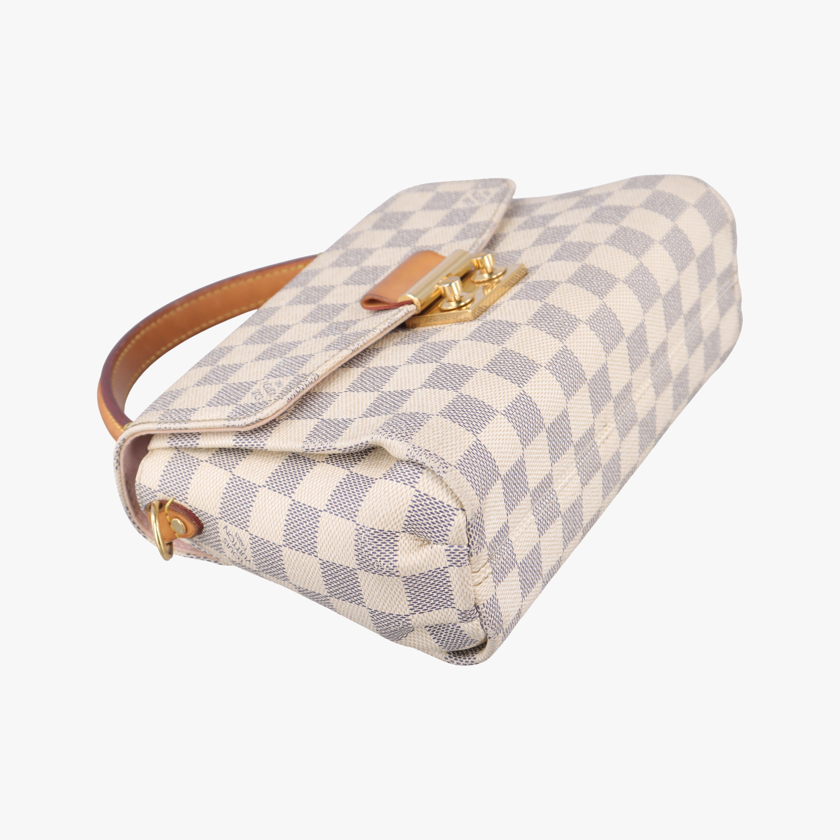 Pre-owned Louis Vuitton CROISETTE Azur Damier Canvas N41581 shoulderbag | stylenewstar