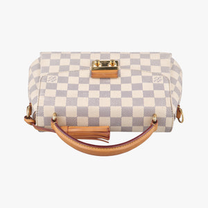 Pre-owned Louis Vuitton CROISETTE Azur Damier Canvas N41581 shoulderbag | stylenewstar