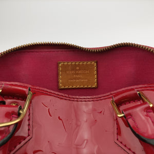 Pre-owned Louis Vuitton Alma BB pomme d'amour Vernis M91606 shoulderbag | stylenewstar