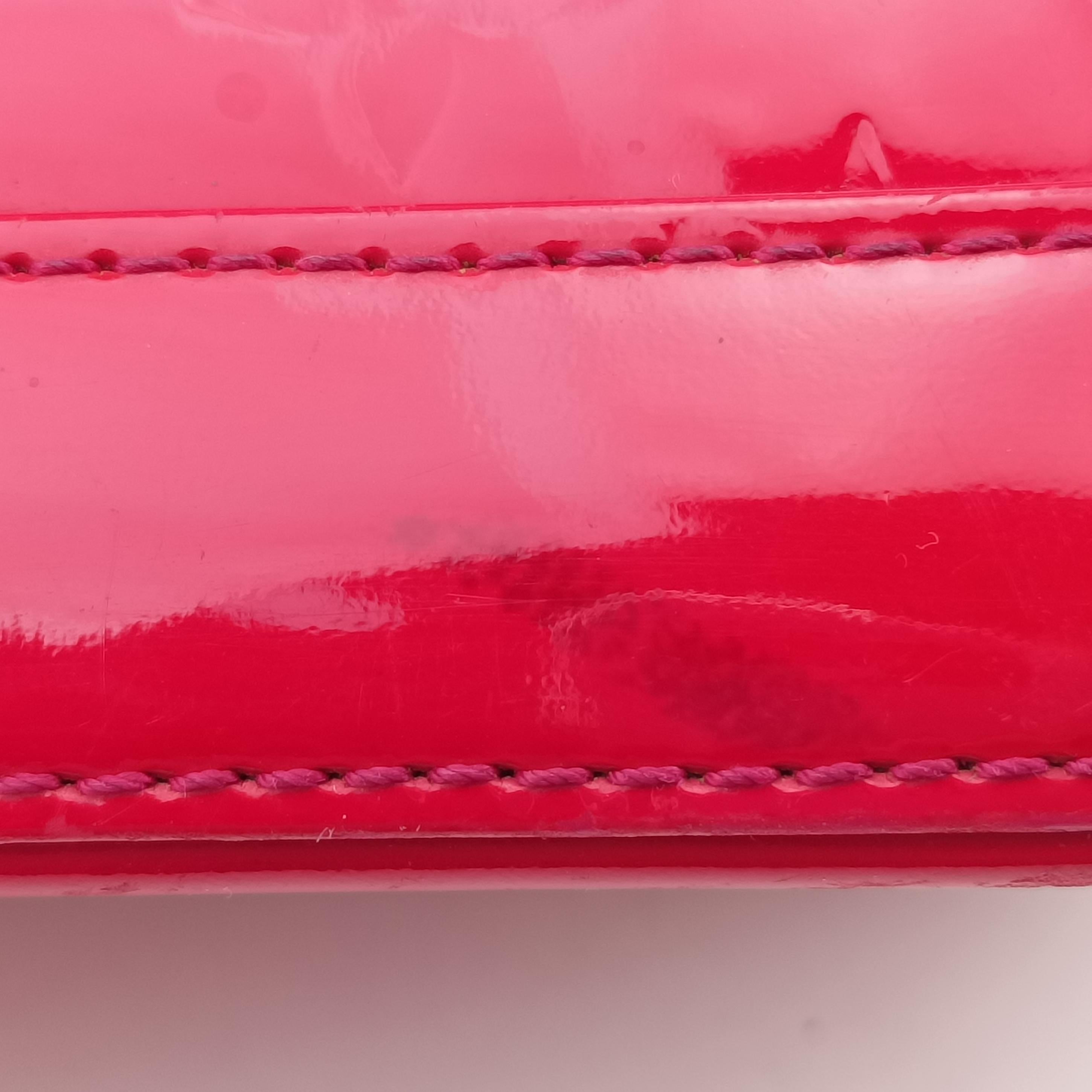 Pre-owned Louis Vuitton Alma BB pomme d'amour Vernis M91606 shoulderbag | stylenewstar