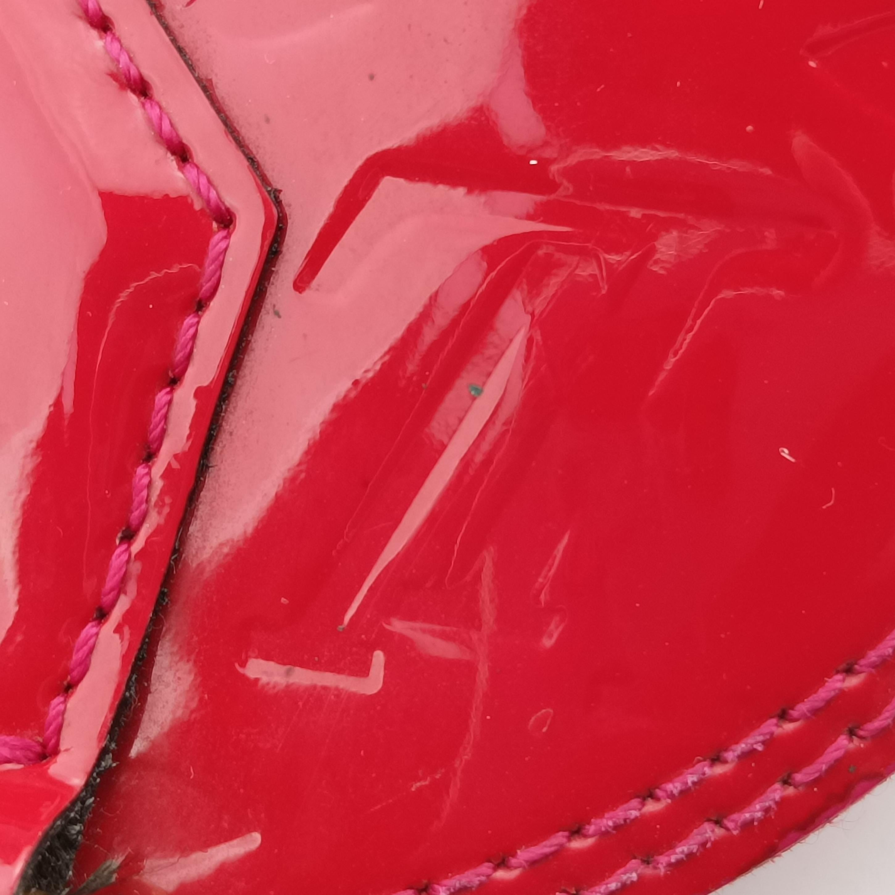 Pre-owned Louis Vuitton Alma BB pomme d'amour Vernis M91606 shoulderbag | stylenewstar