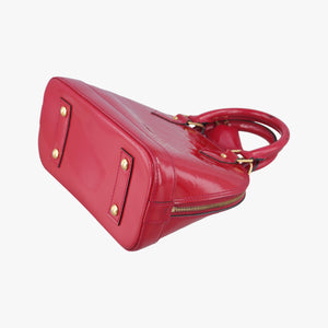 Pre-owned Louis Vuitton Alma BB pomme d'amour Vernis M91606 shoulderbag | stylenewstar