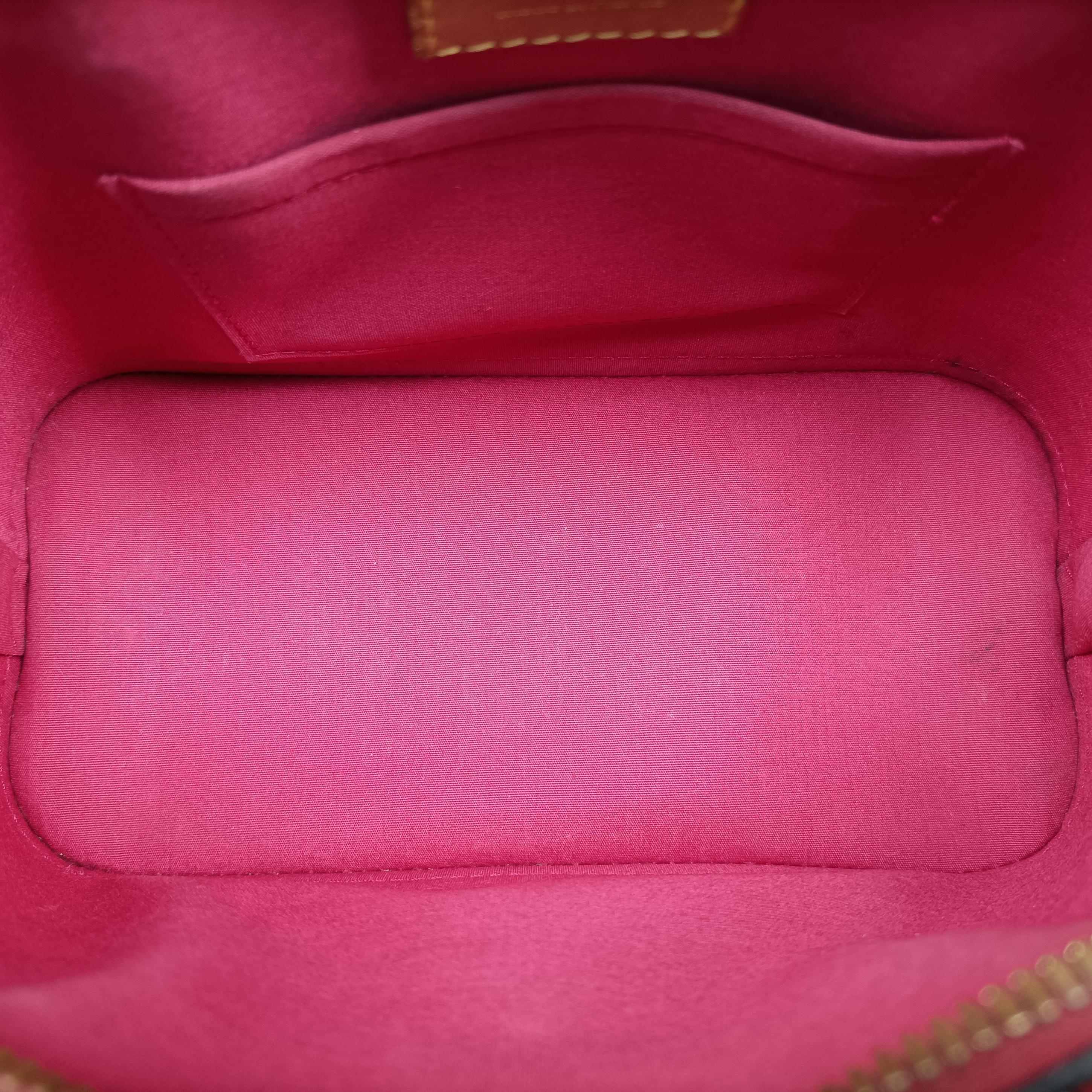 Pre-owned Louis Vuitton Alma BB pomme d'amour Vernis M91606 shoulderbag | stylenewstar