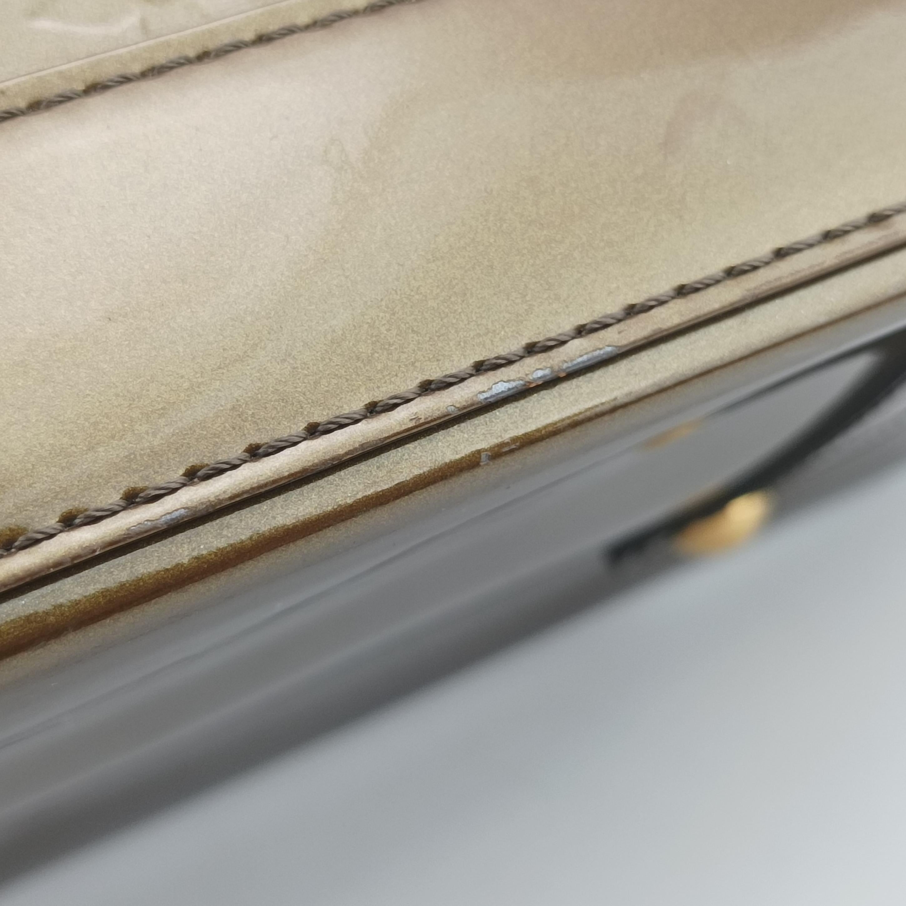 Pre-owned Louis Vuitton Alma GM Beige Poudre Vernis M91753 handbag | stylenewstar