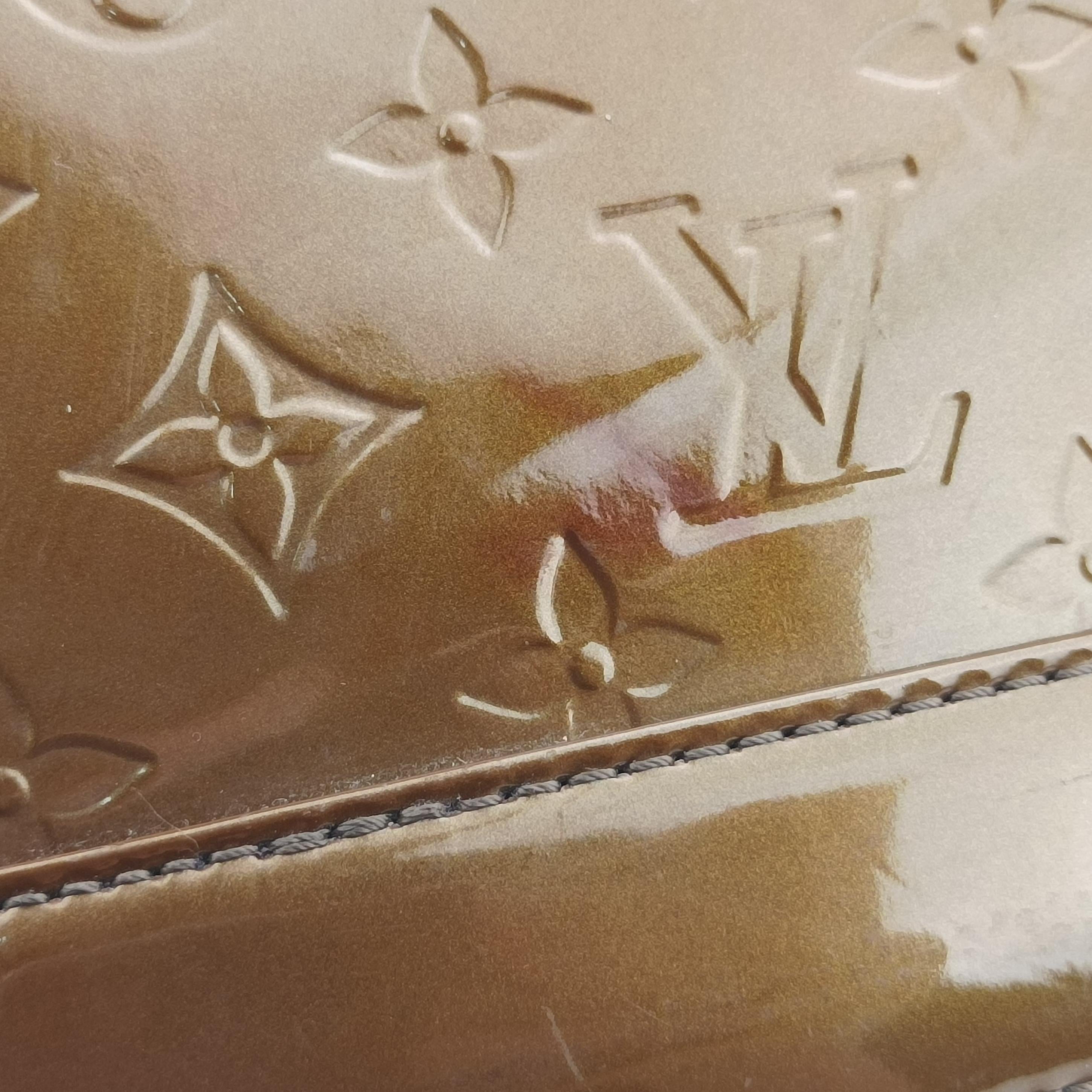 Pre-owned Louis Vuitton Alma GM Beige Poudre Vernis M91753 handbag | stylenewstar