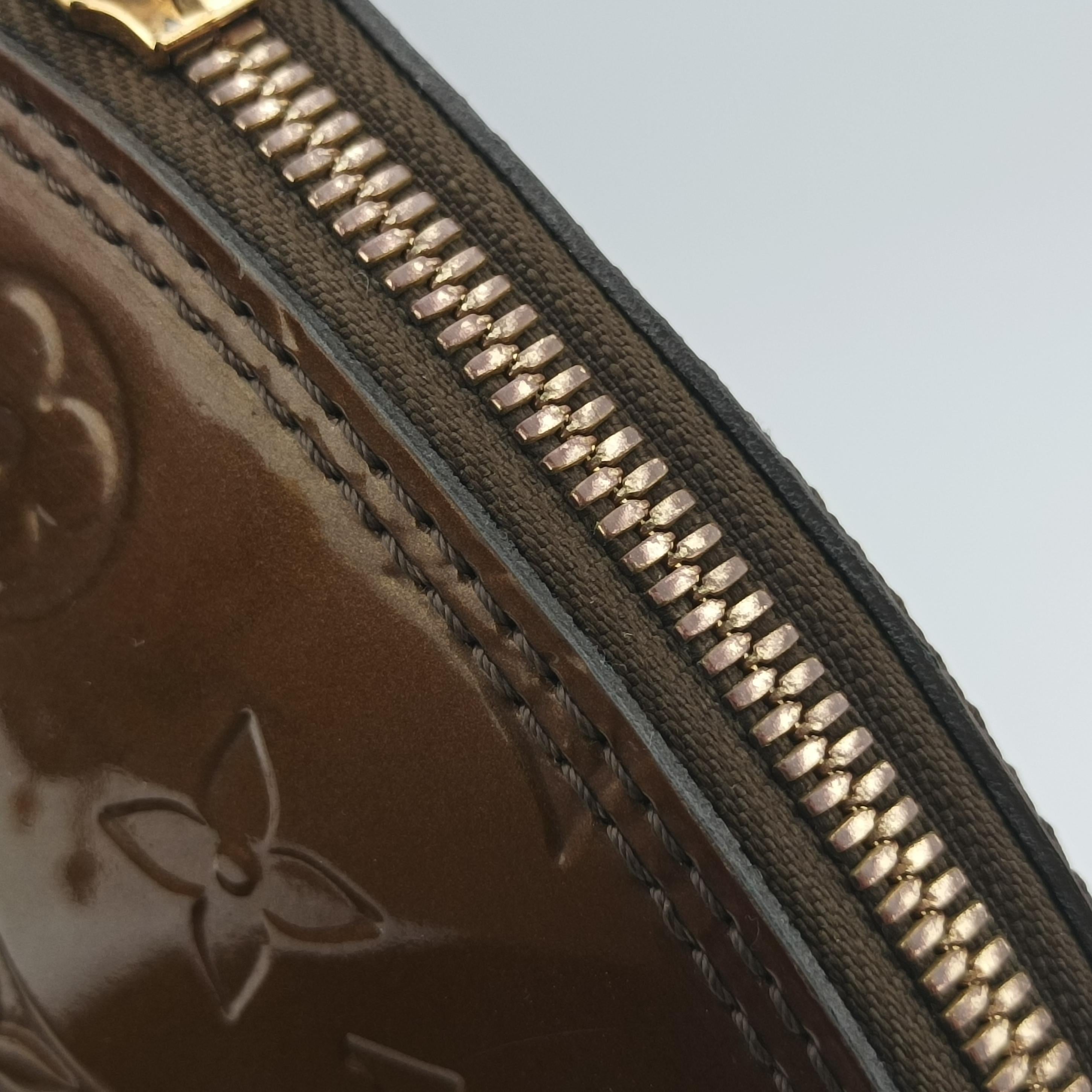 Pre-owned Louis Vuitton Alma GM Beige Poudre Vernis M91753 handbag | stylenewstar