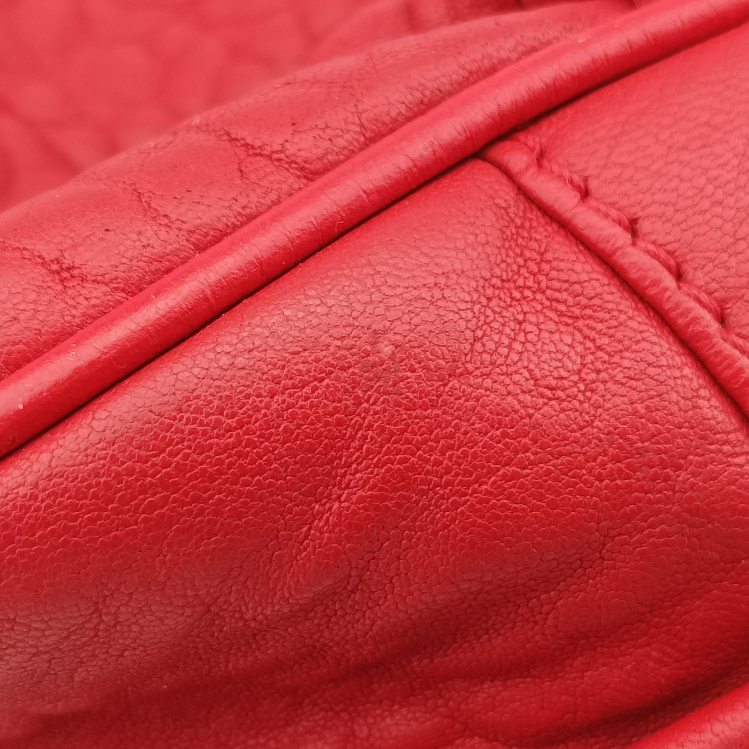 Secondhand Fendi Mia Red Leather 8BR616 shoulderbag | stylenewstar