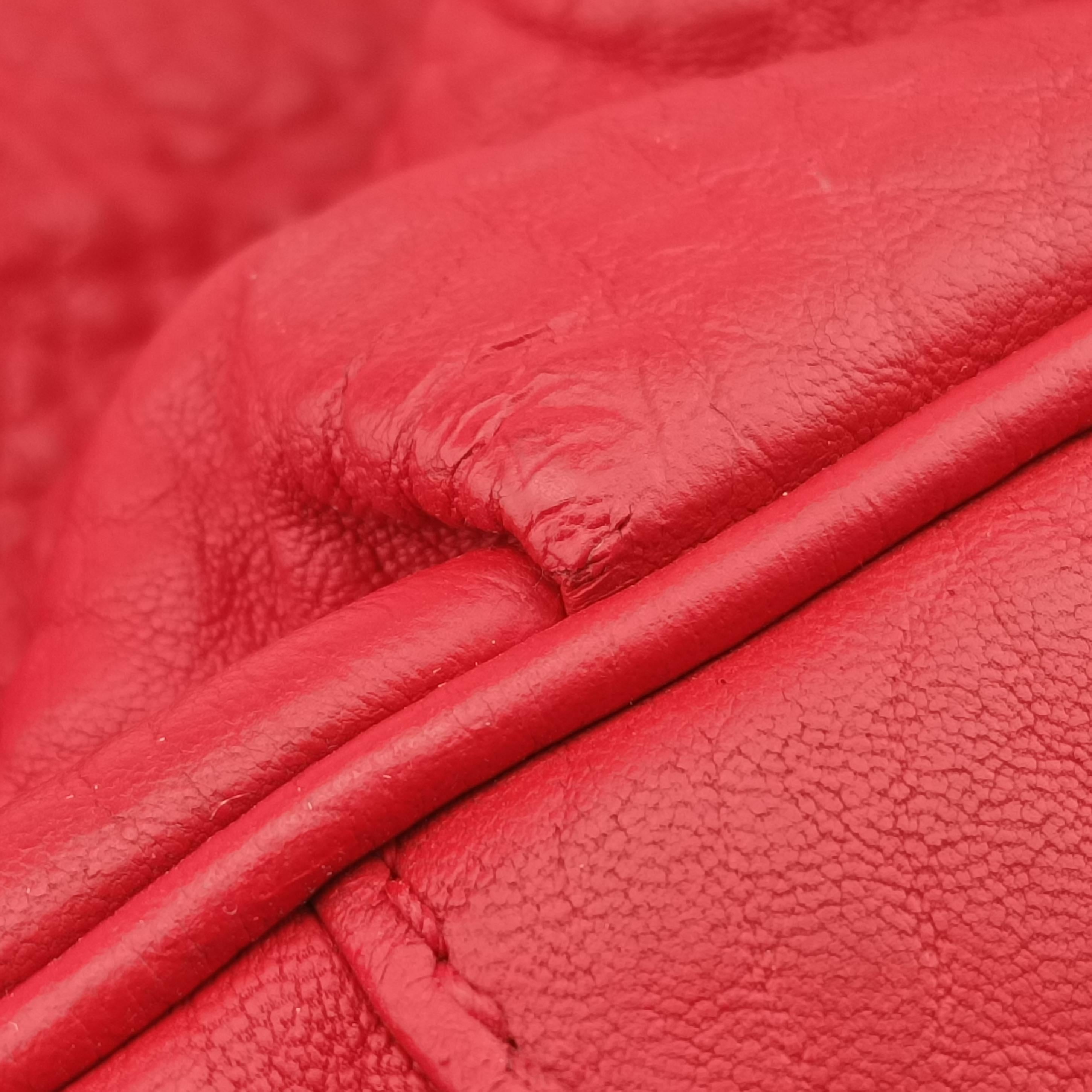 Secondhand Fendi Mia Red Leather 8BR616 shoulderbag | stylenewstar