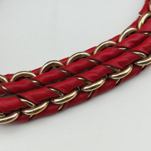 Secondhand Fendi Mia Red Leather 8BR616 shoulderbag | stylenewstar