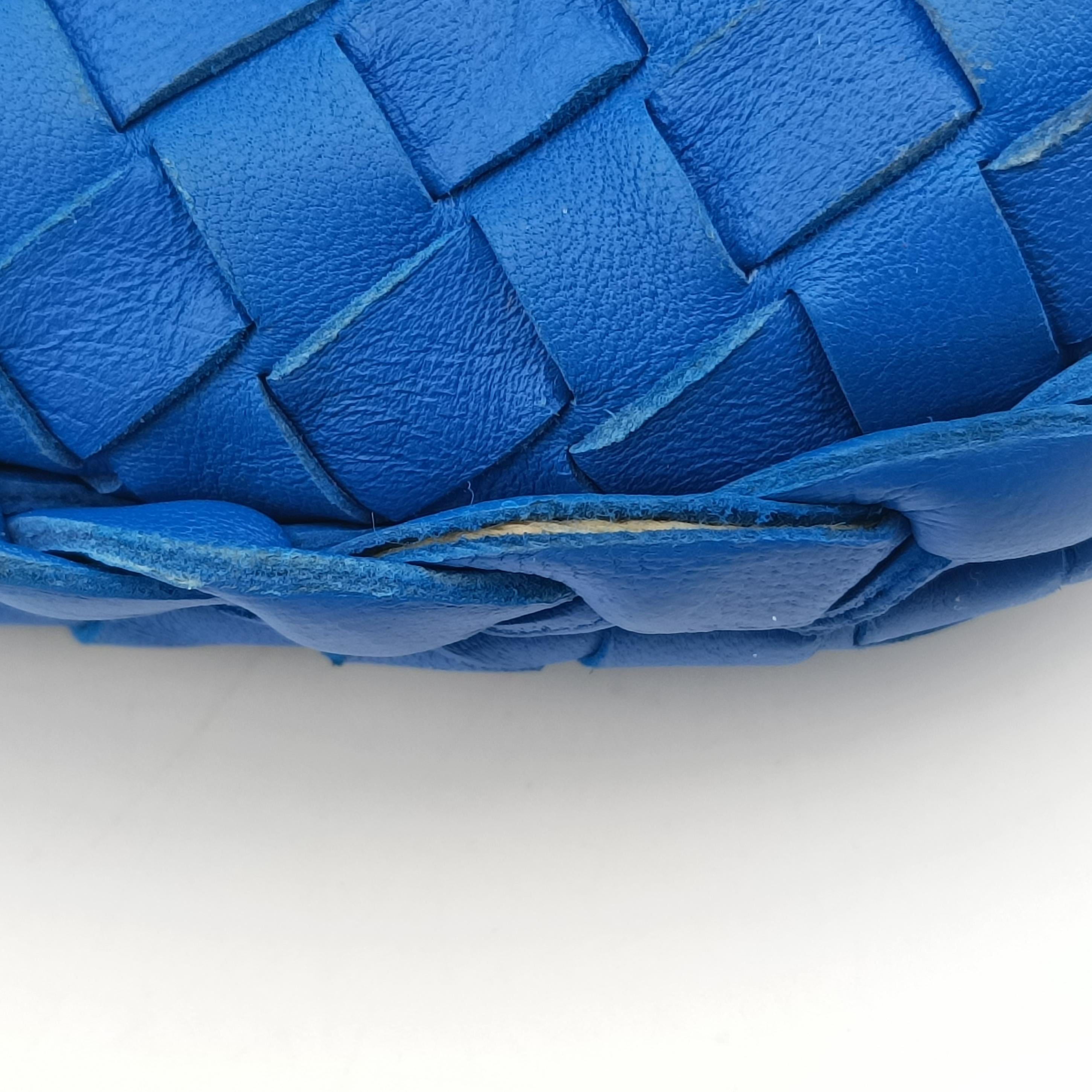 Secondhand Bottega Veneta Intrecciato Blue lambskin  shoulderbag | stylenewstar