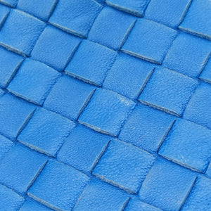 Secondhand Bottega Veneta Intrecciato Blue lambskin  shoulderbag | stylenewstar