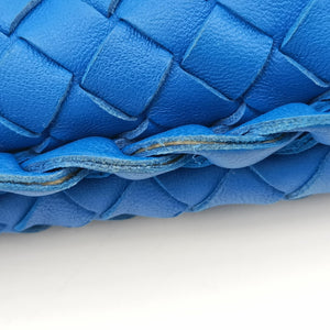 Secondhand Bottega Veneta Intrecciato Blue lambskin  shoulderbag | stylenewstar