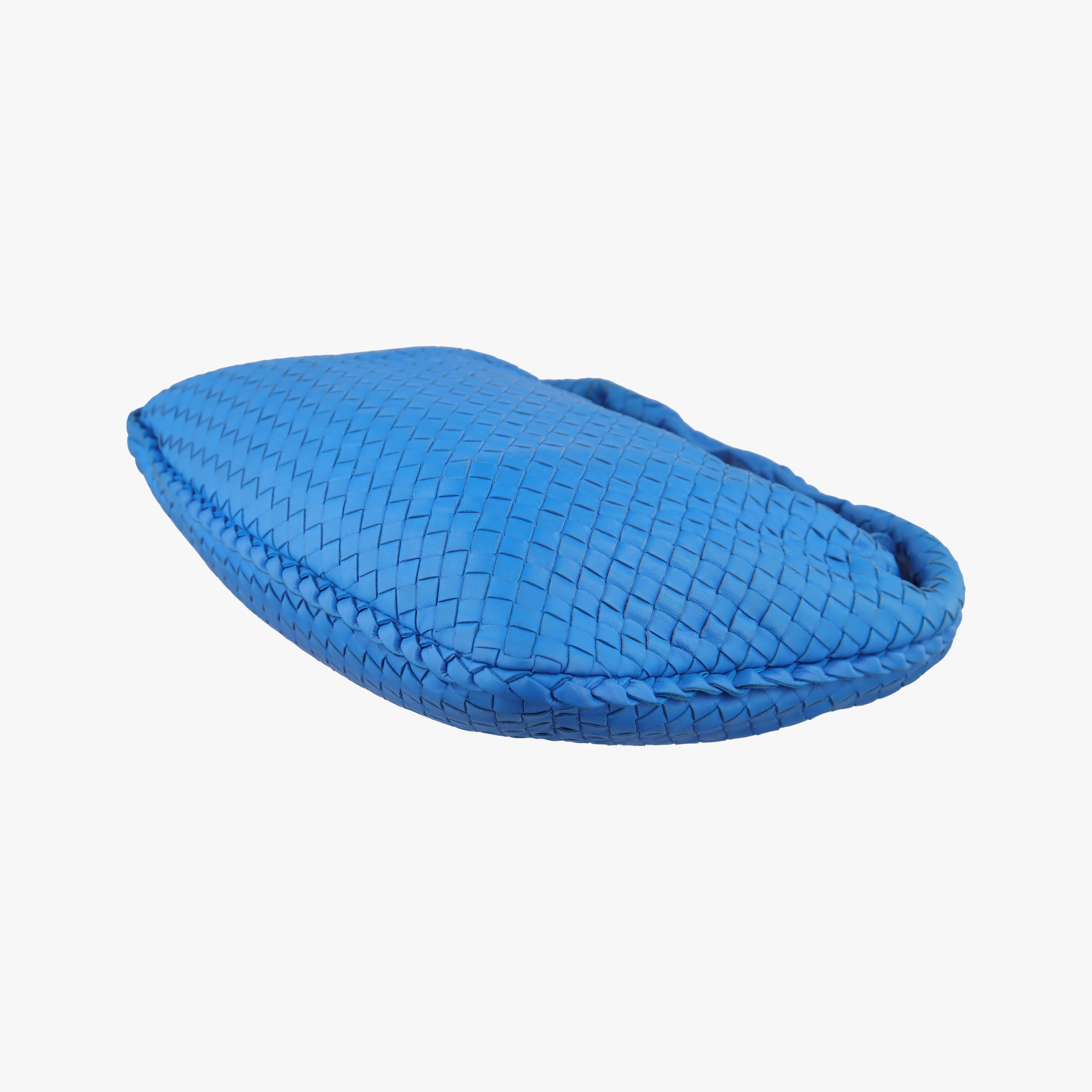 Secondhand Bottega Veneta Intrecciato Blue lambskin  shoulderbag | stylenewstar