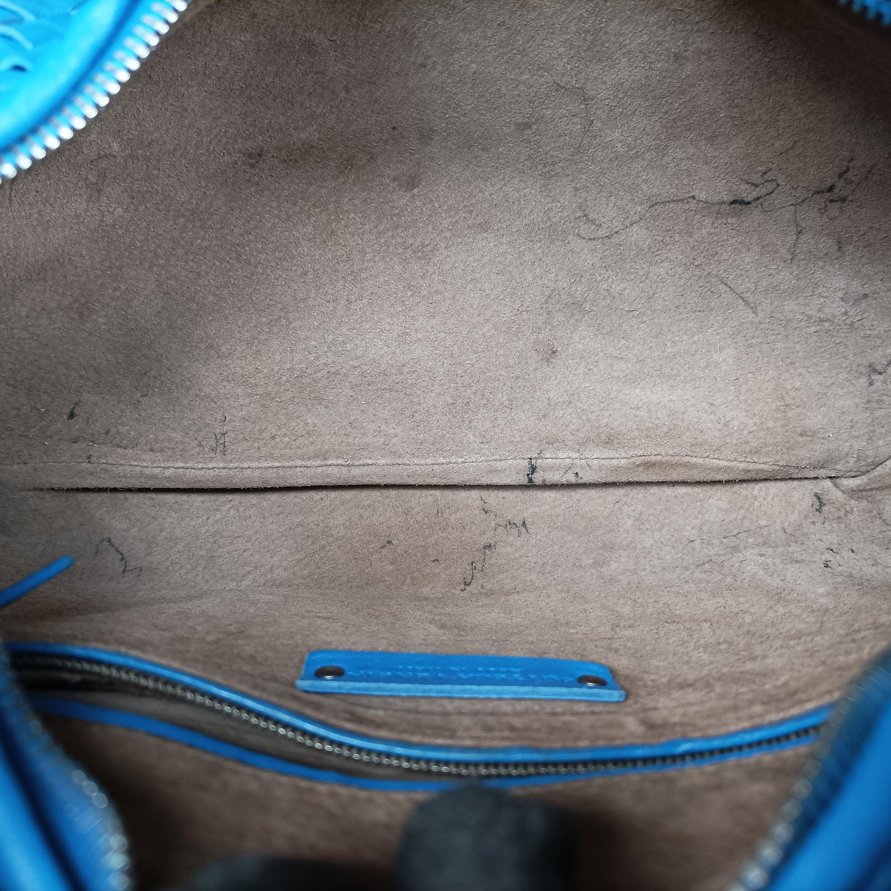 Secondhand Bottega Veneta Intrecciato Blue lambskin  shoulderbag | stylenewstar