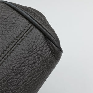 Vintage Dolce & Gabbana SICILY Dark Gray Leather  shoulderbag | stylenewstar