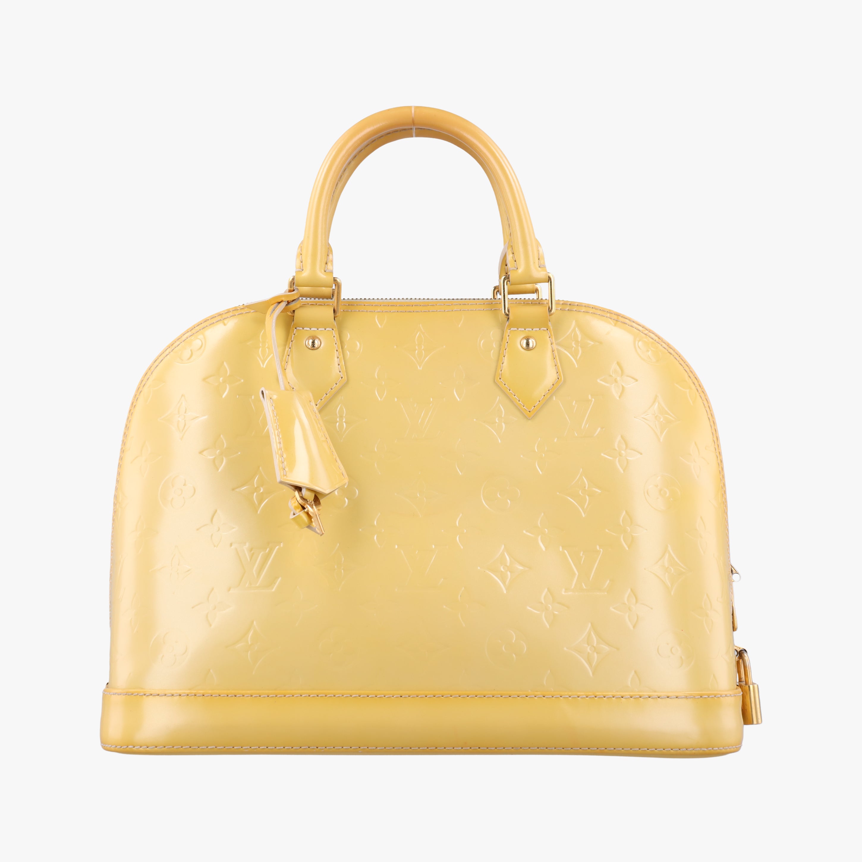 Pre-owned Louis Vuitton ALMA PM CITRINE Vernis M90101 handbag | stylenewstar