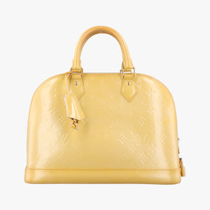 Pre-owned Louis Vuitton ALMA PM CITRINE Vernis M90101 handbag | stylenewstar