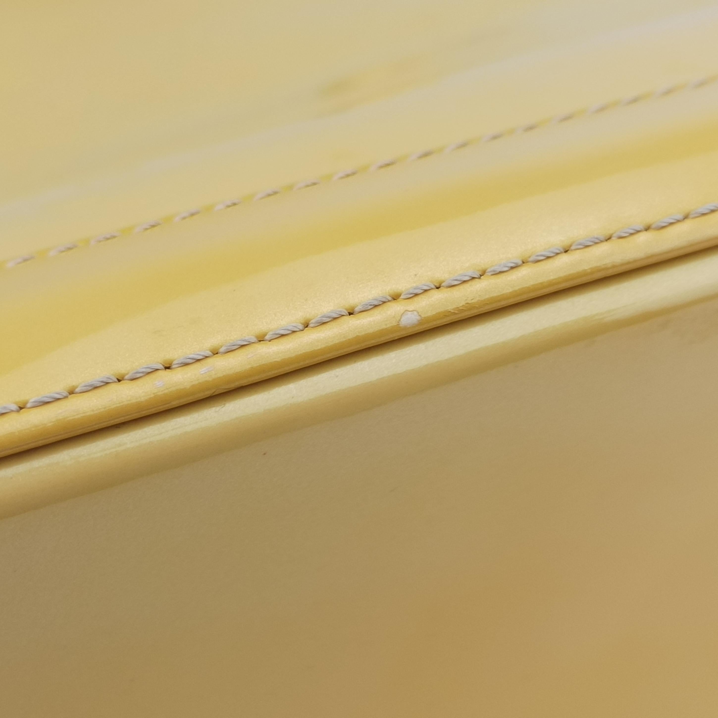 Pre-owned Louis Vuitton ALMA PM CITRINE Vernis M90101 handbag | stylenewstar