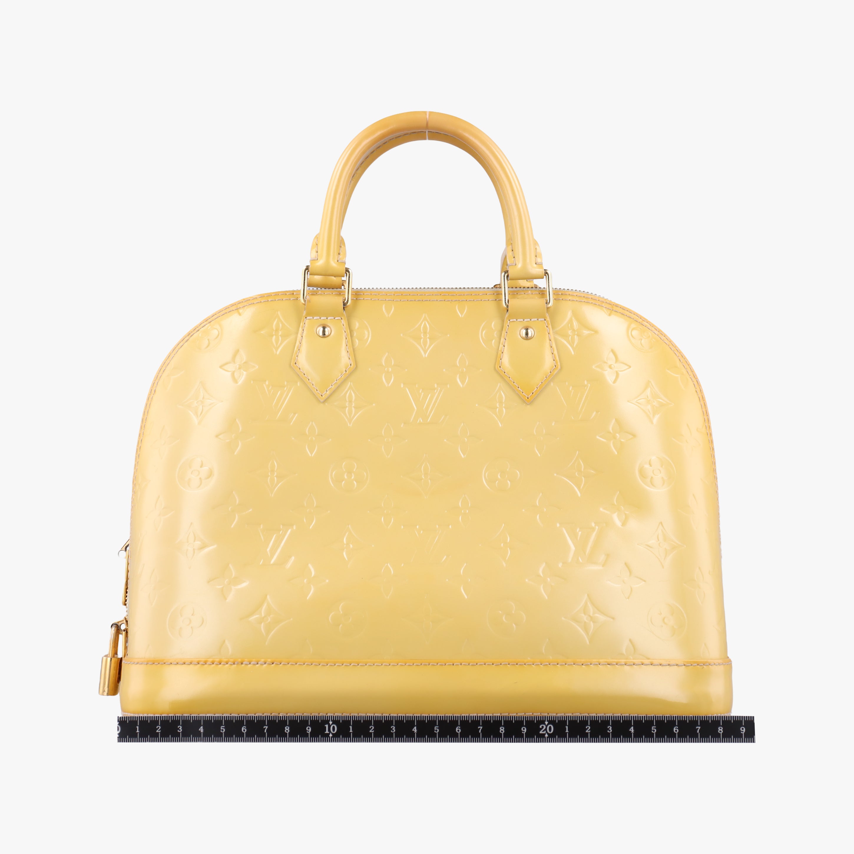 Pre-owned Louis Vuitton ALMA PM CITRINE Vernis M90101 handbag | stylenewstar