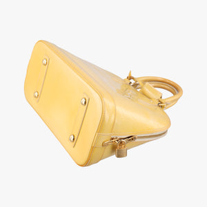 Pre-owned Louis Vuitton ALMA PM CITRINE Vernis M90101 handbag | stylenewstar