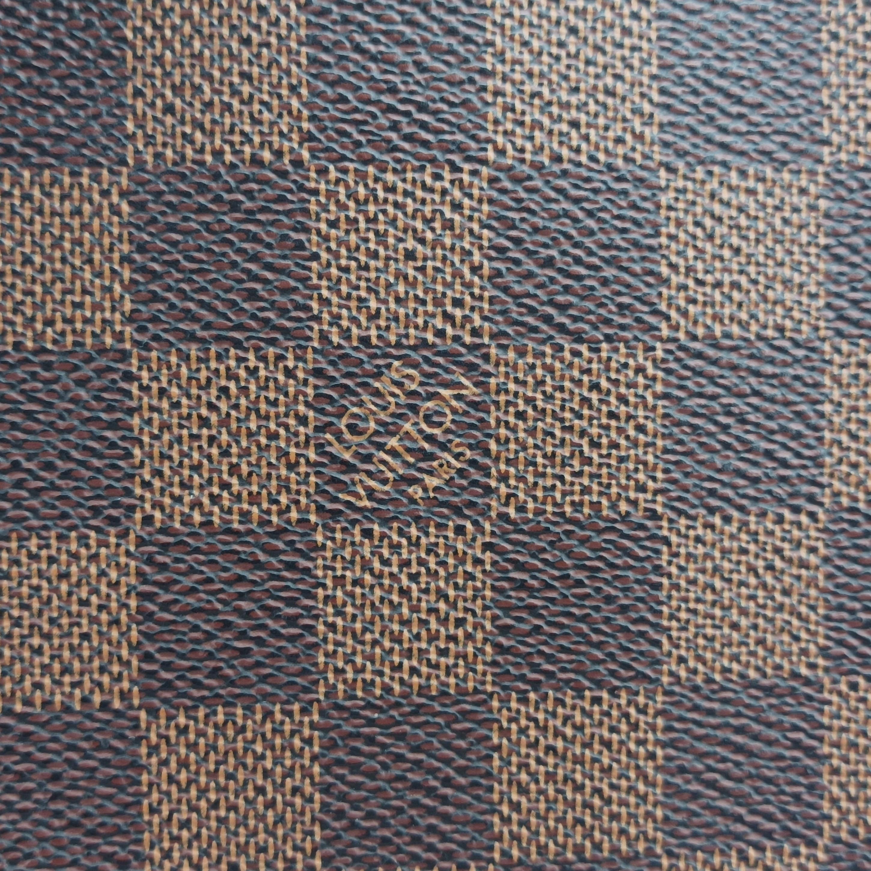 Pre-owned Louis Vuitton NEVERFULL MM EBENE Damier Canvas N51105 handbag | stylenewstar