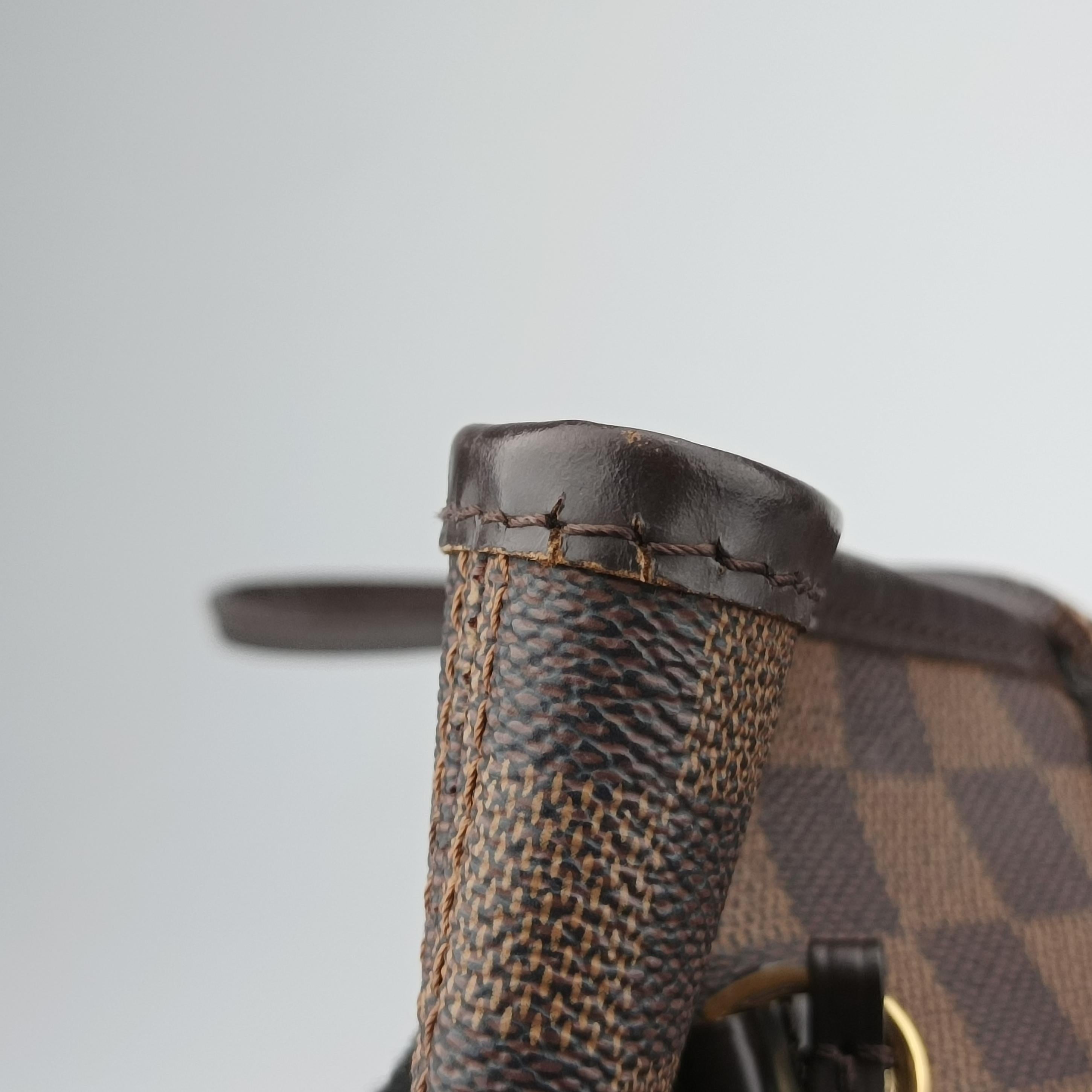 Pre-owned Louis Vuitton NEVERFULL MM EBENE Damier Canvas N51105 handbag | stylenewstar