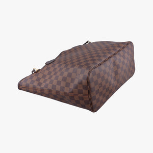 Pre-owned Louis Vuitton NEVERFULL MM EBENE Damier Canvas N51105 handbag | stylenewstar