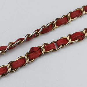 Vintage Chanel V stitch Red lambskin A92088 shoulderbag | stylenewstar