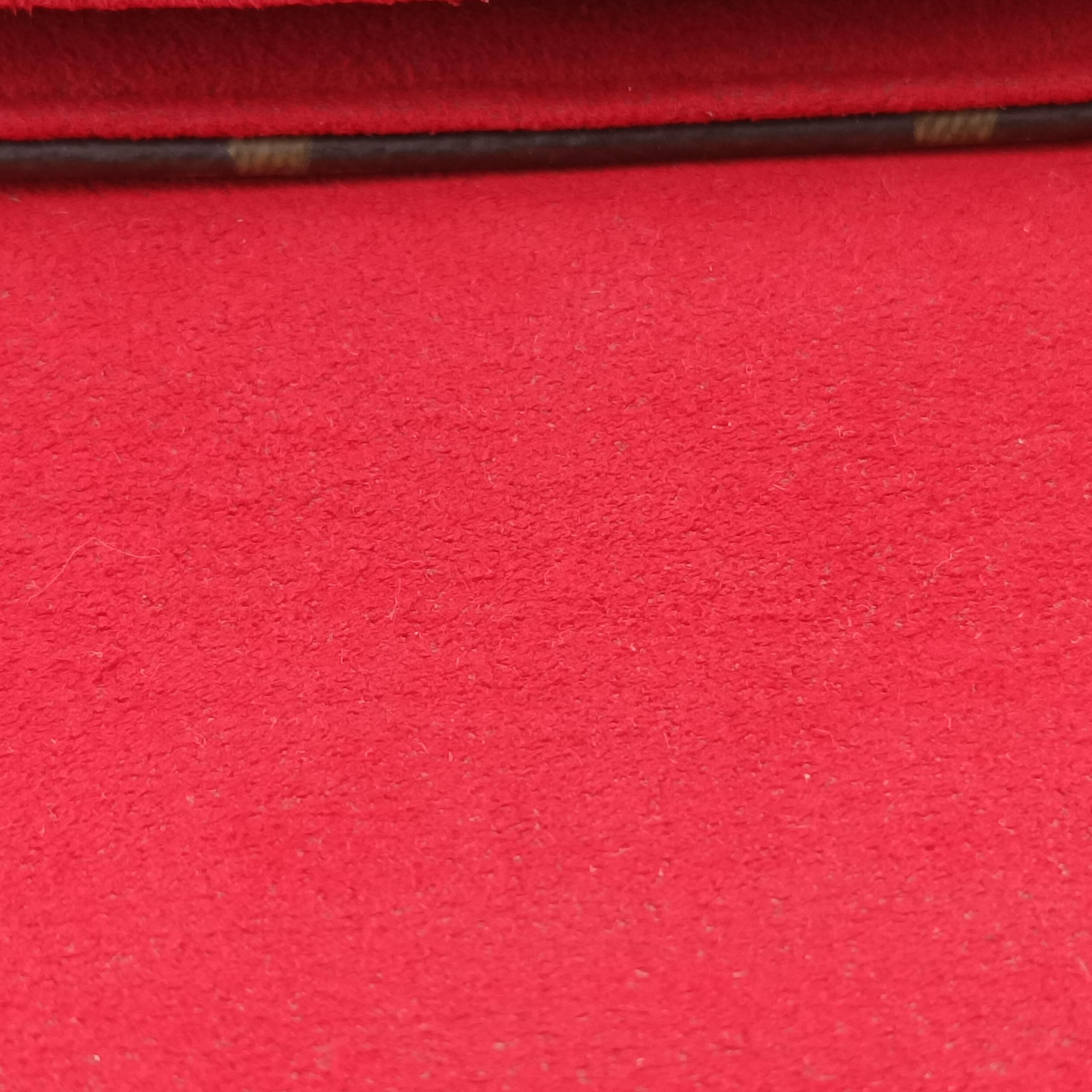 Vintage Louis Vuitton PALLAS Chain Brown×CERISE Monogram Canvas×calf leather M41201 shoulderbag | stylenewstar