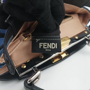 Pre-owned Fendi PEEKABOO Multicolour Canvas×Leather 8BN244 shoulderbag | stylenewstar