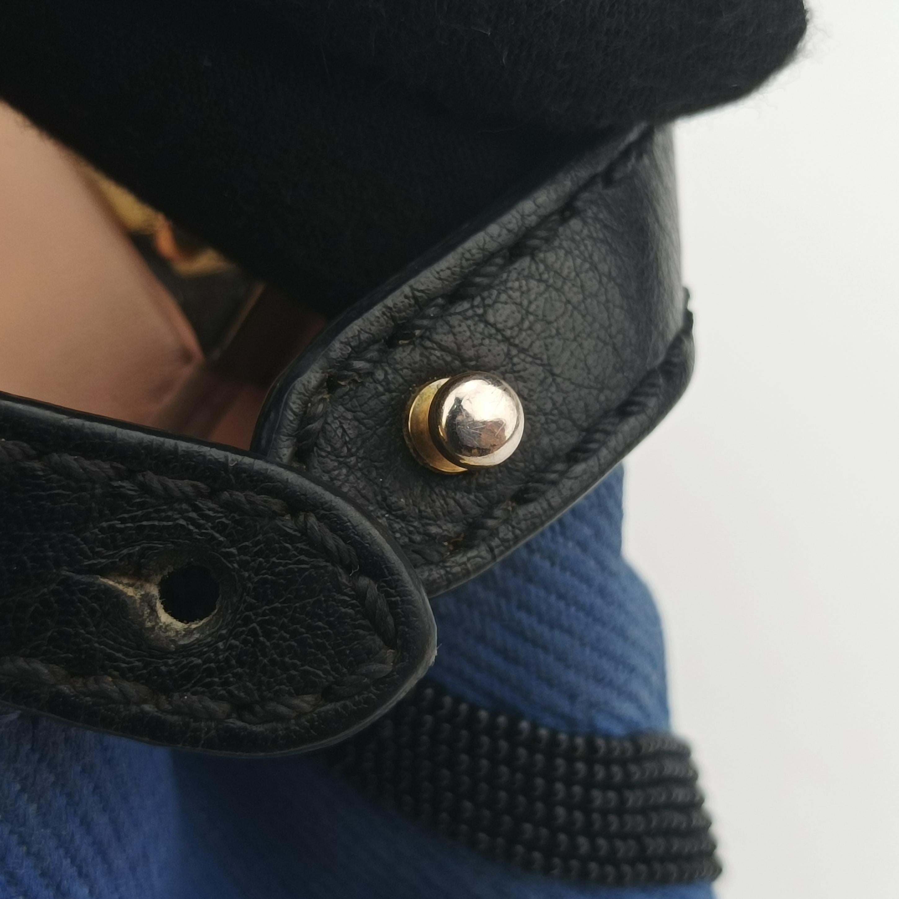 Pre-owned Fendi PEEKABOO Multicolour Canvas×Leather 8BN244 shoulderbag | stylenewstar