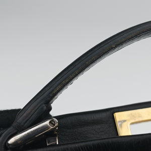 Pre-owned Fendi PEEKABOO Multicolour Canvas×Leather 8BN244 shoulderbag | stylenewstar