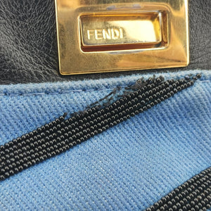 Pre-owned Fendi PEEKABOO Multicolour Canvas×Leather 8BN244 shoulderbag | stylenewstar