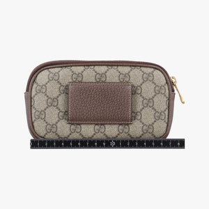 Pre-owned Gucci Ophidia beige×red×green PVC coated canvas 519308 bum bag/waist bag | stylenewstar