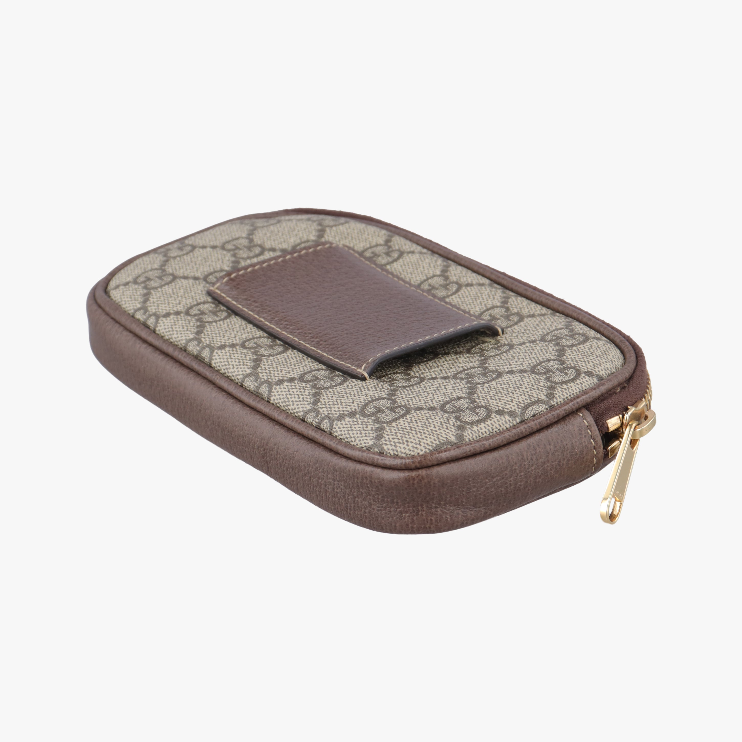 Pre-owned Gucci Ophidia beige×red×green PVC coated canvas 519308 bum bag/waist bag | stylenewstar