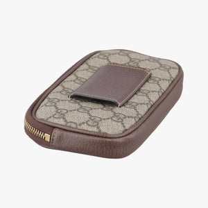 Pre-owned Gucci Ophidia beige×red×green PVC coated canvas 519308 bum bag/waist bag | stylenewstar