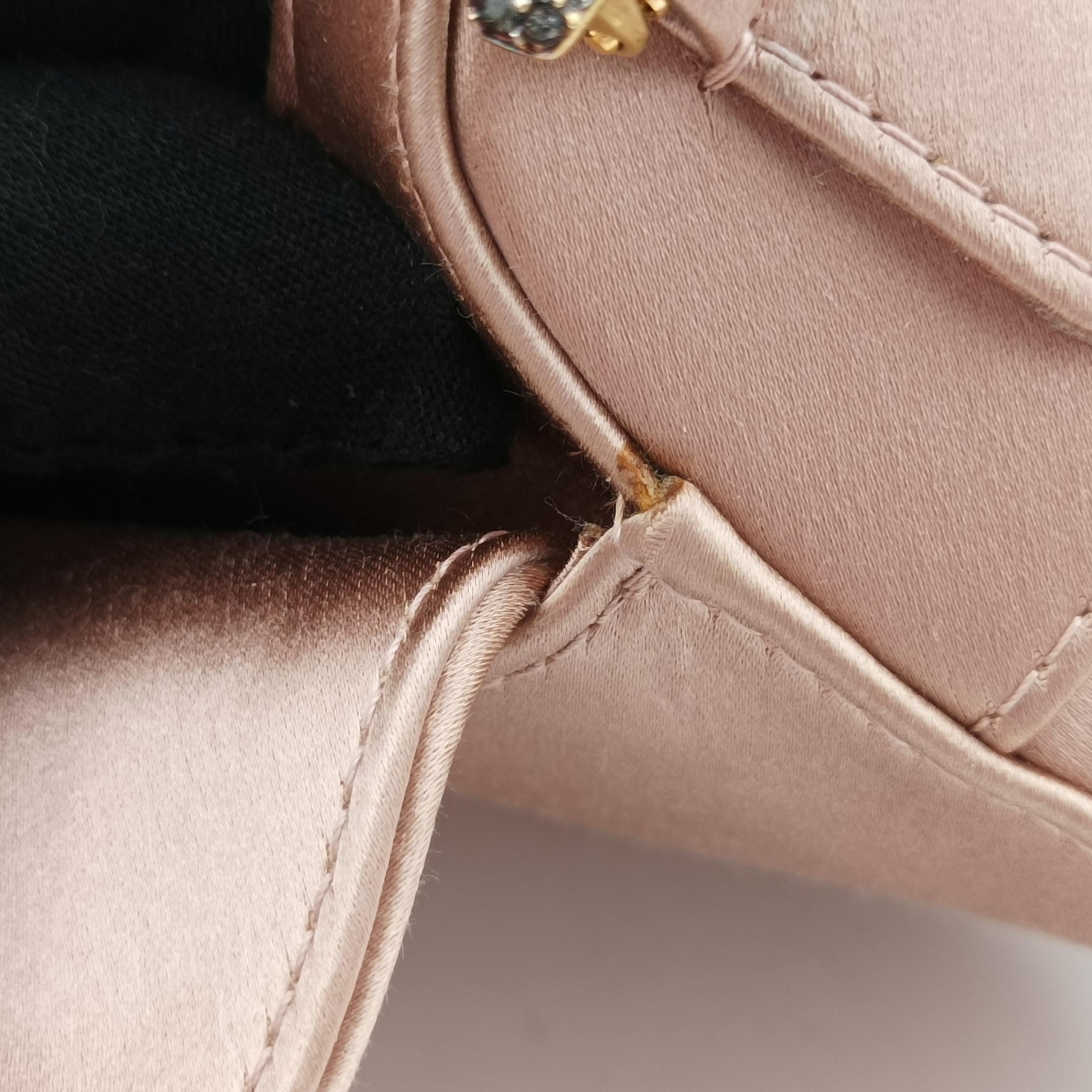 Pre-owned Christian Dior Saddle Pink silk  handbag | stylenewstar