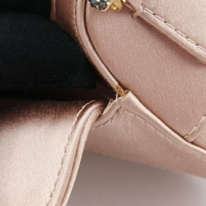 Pre-owned Christian Dior Saddle Pink silk  handbag | stylenewstar