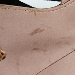 Pre-owned Christian Dior Saddle Pink silk  handbag | stylenewstar