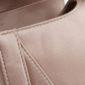 Pre-owned Christian Dior Saddle Pink silk  handbag | stylenewstar