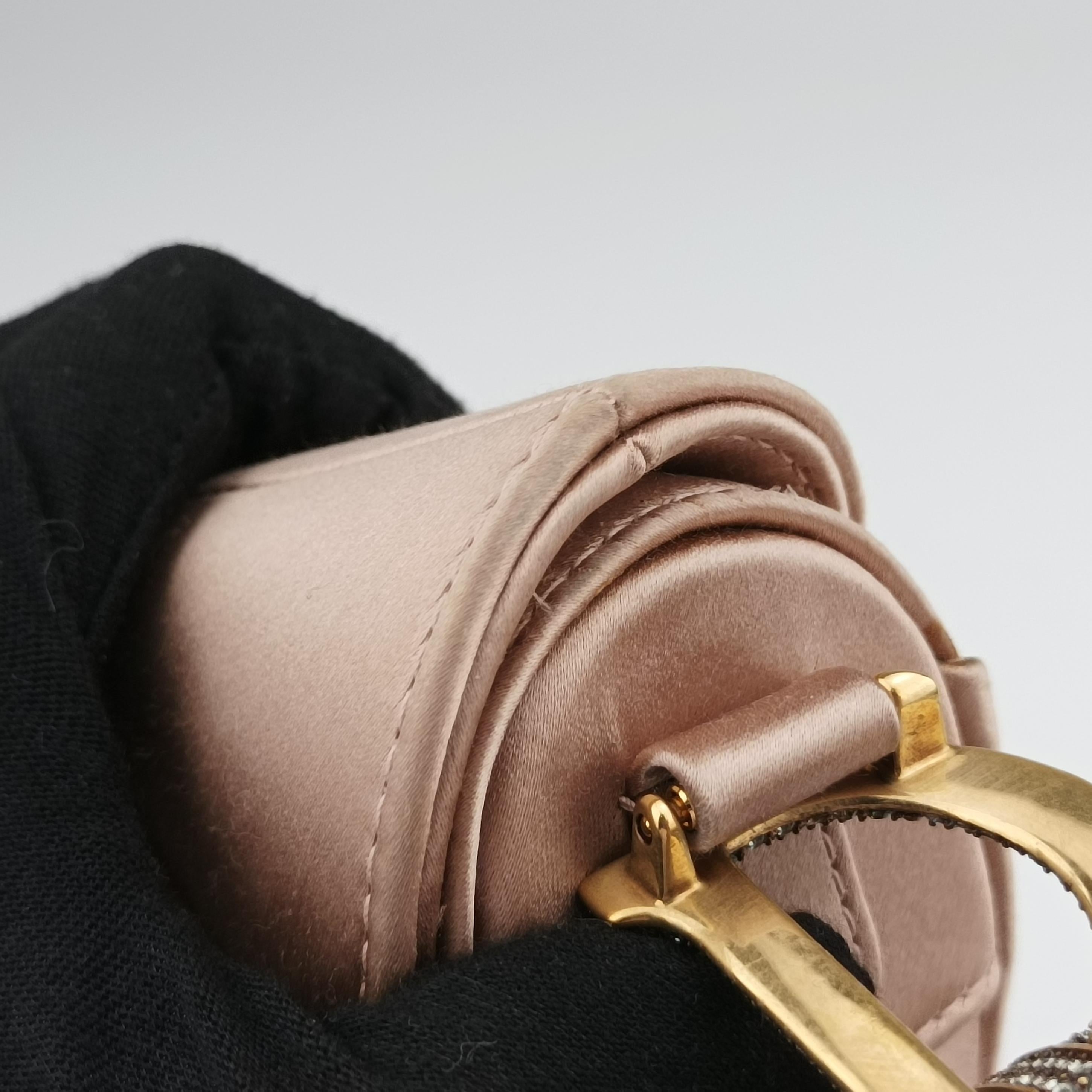 Pre-owned Christian Dior Saddle Pink silk  handbag | stylenewstar