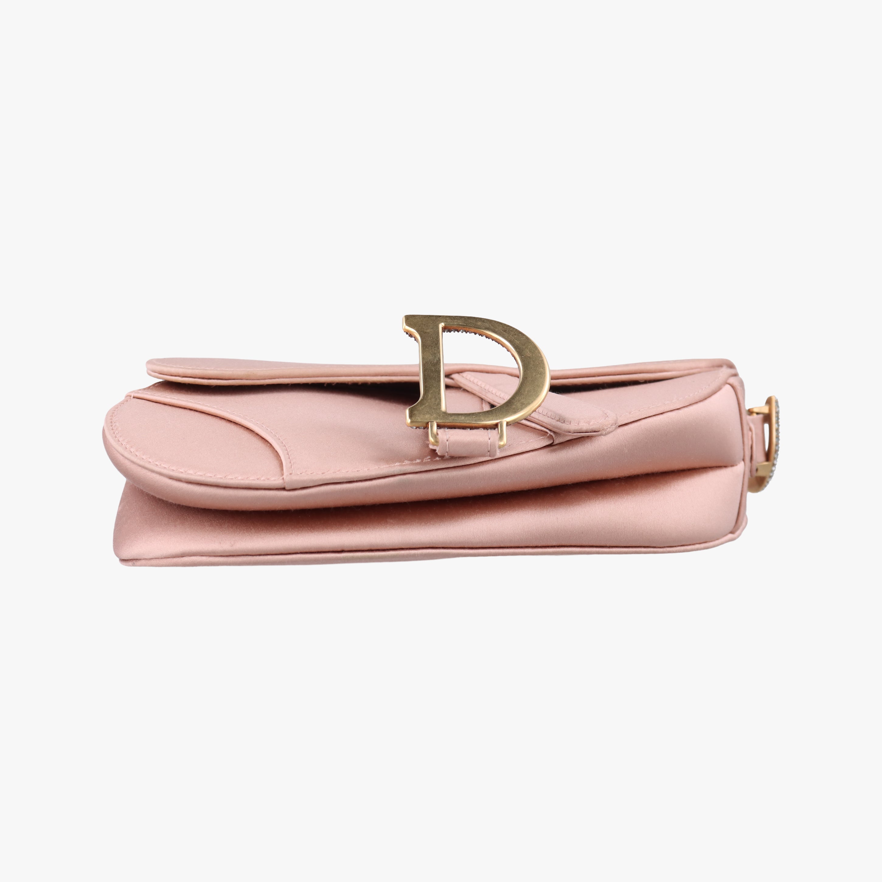 Pre-owned Christian Dior Saddle Pink silk  handbag | stylenewstar