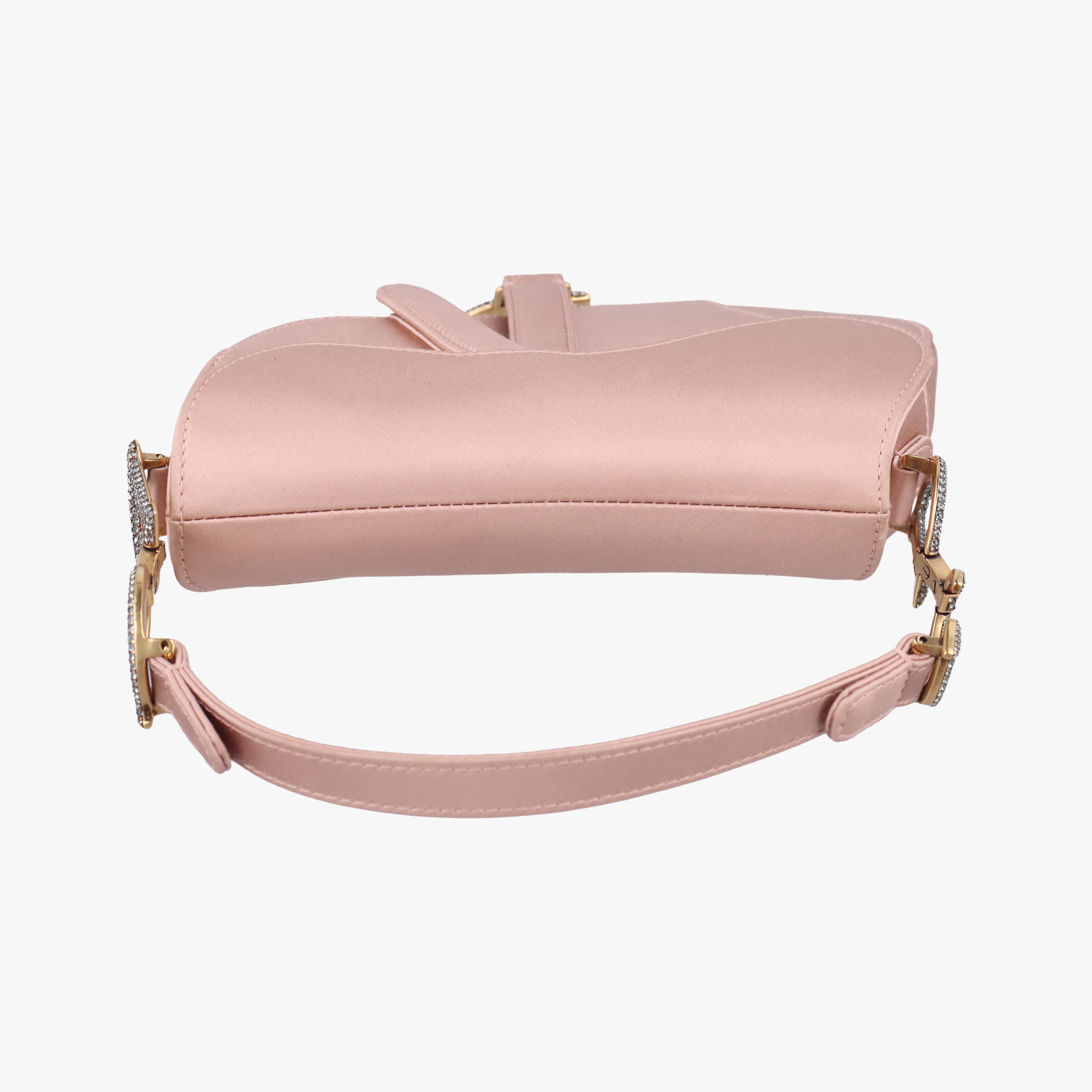 Pre-owned Christian Dior Saddle Pink silk  handbag | stylenewstar