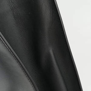 Pre-owned VERSACE medusa Black leather  handbag | stylenewstar