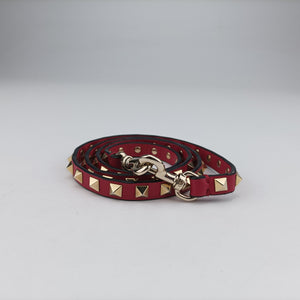 Secondhand Valentino Rockstud Red Leather  shoulderbag | stylenewstar